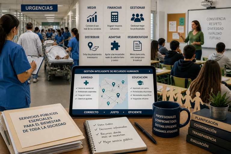 Sanidad y educación medir mejor para poder sostenerlas