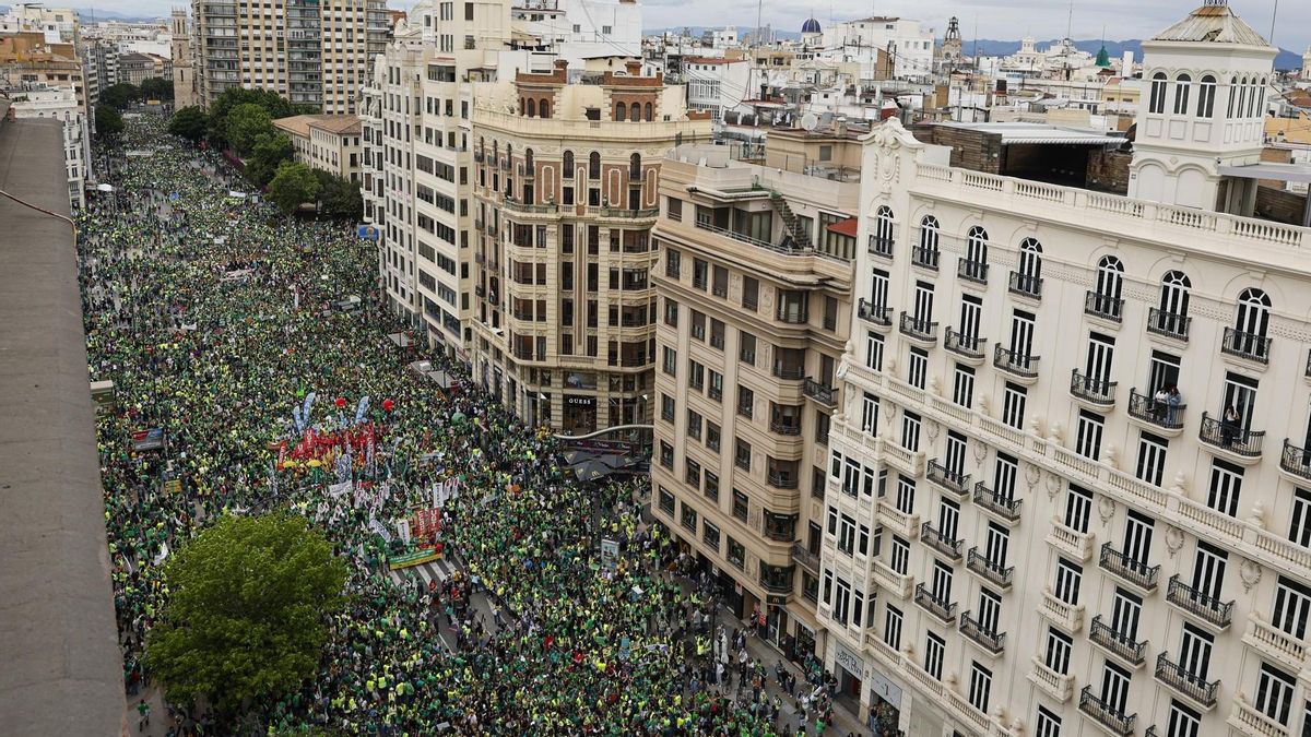 València a rebosar por la comunidad educativa y el profesorado