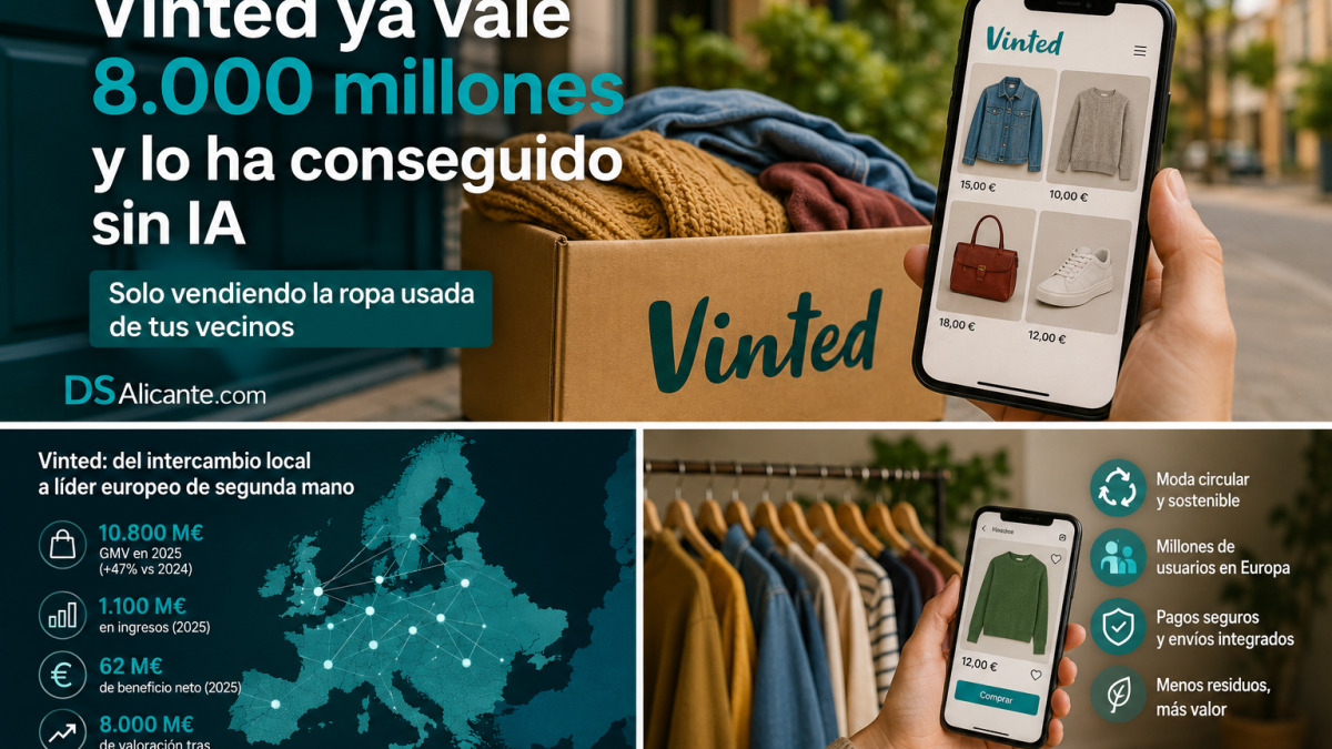 Vinted ya vale 8.000 millones vendiendo la ropa usada de tus vecinos