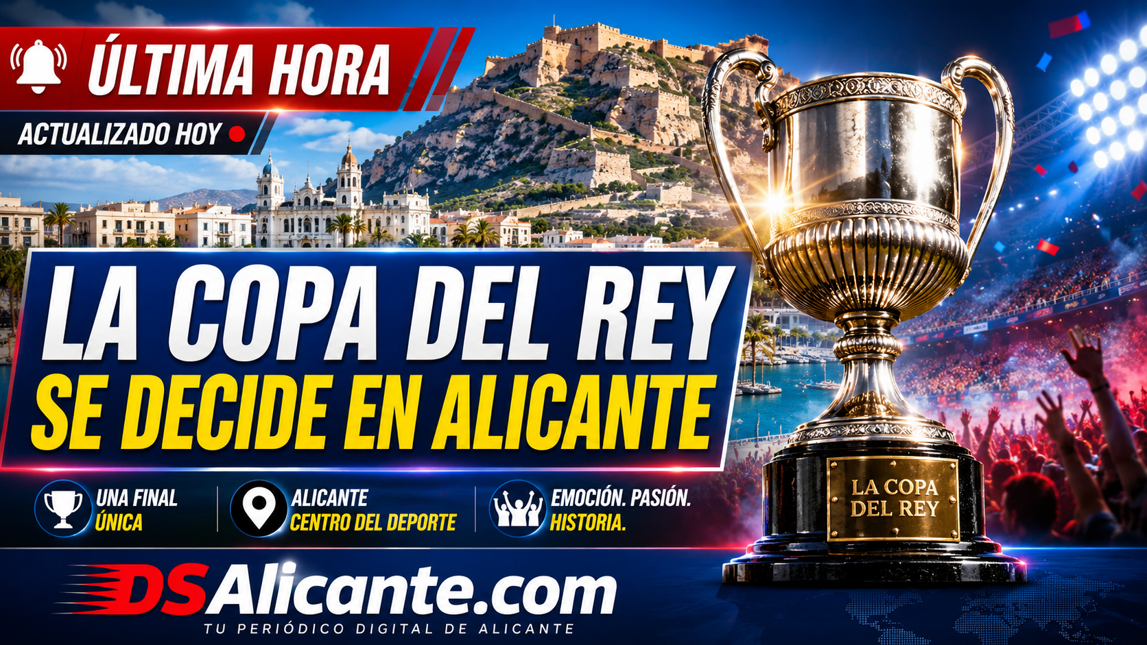 Alicante acoge la fase final de la Copa del Rey de balonmano