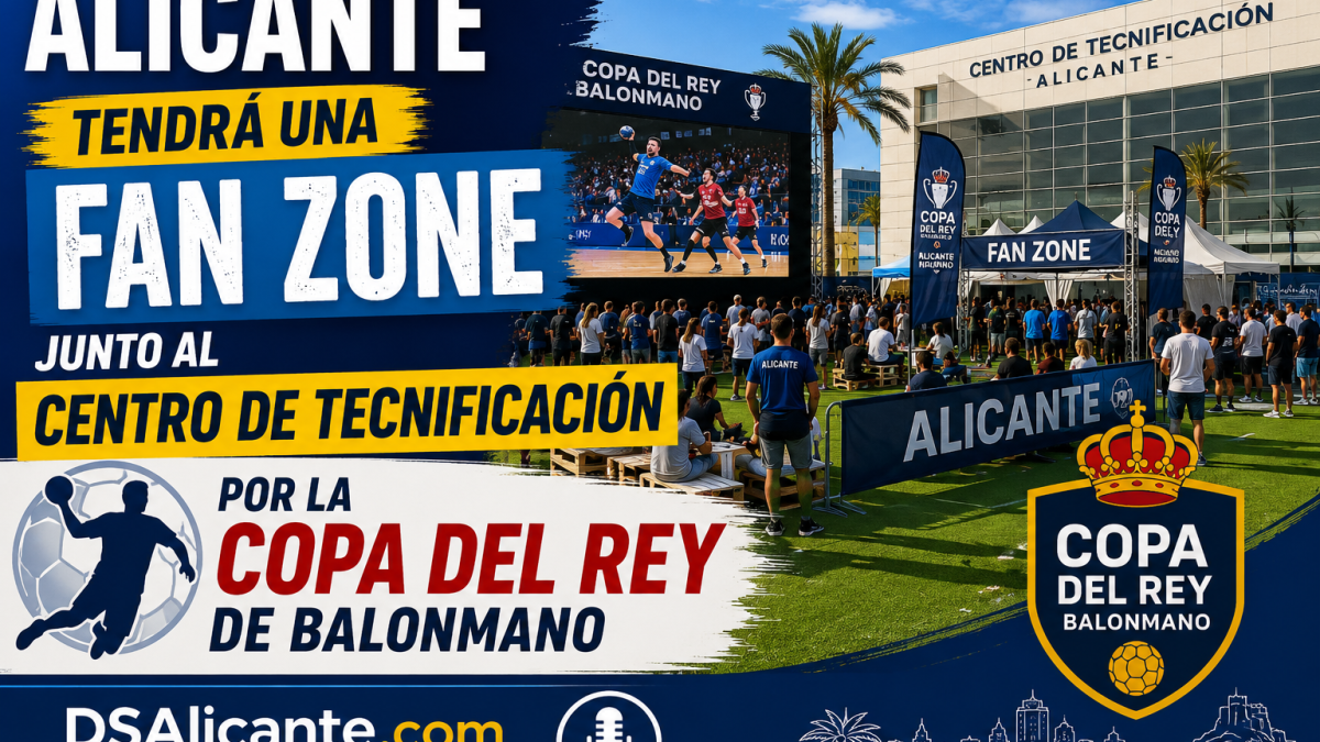 Alicante prepara fan zone de balonmano