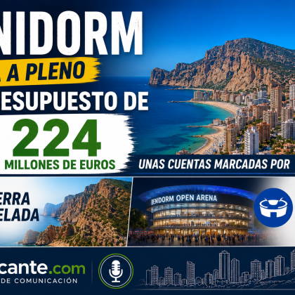 Benidorm vota su presupuesto de 224 millones