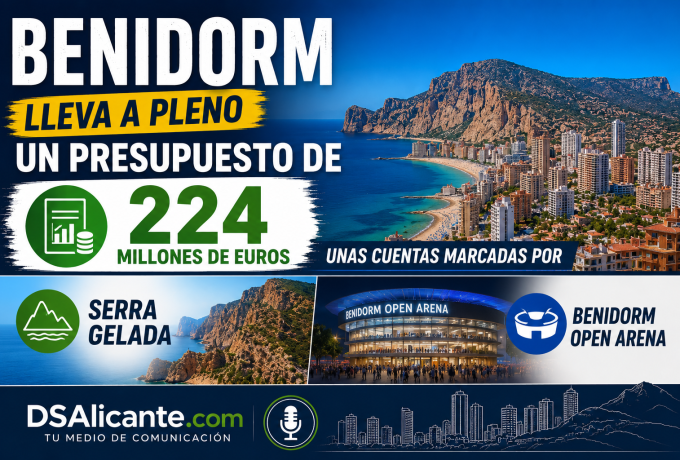 Benidorm vota su presupuesto de 224 millones