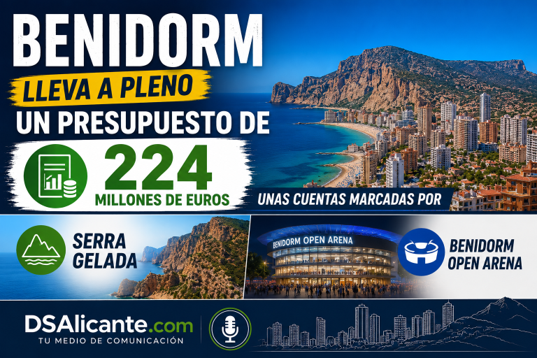 Benidorm vota su presupuesto de 224 millones