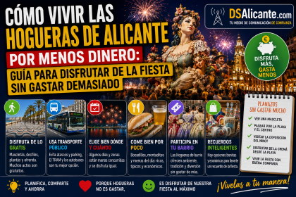 Cómo disfrutar de las Hogueras de Alicante gastando menos
