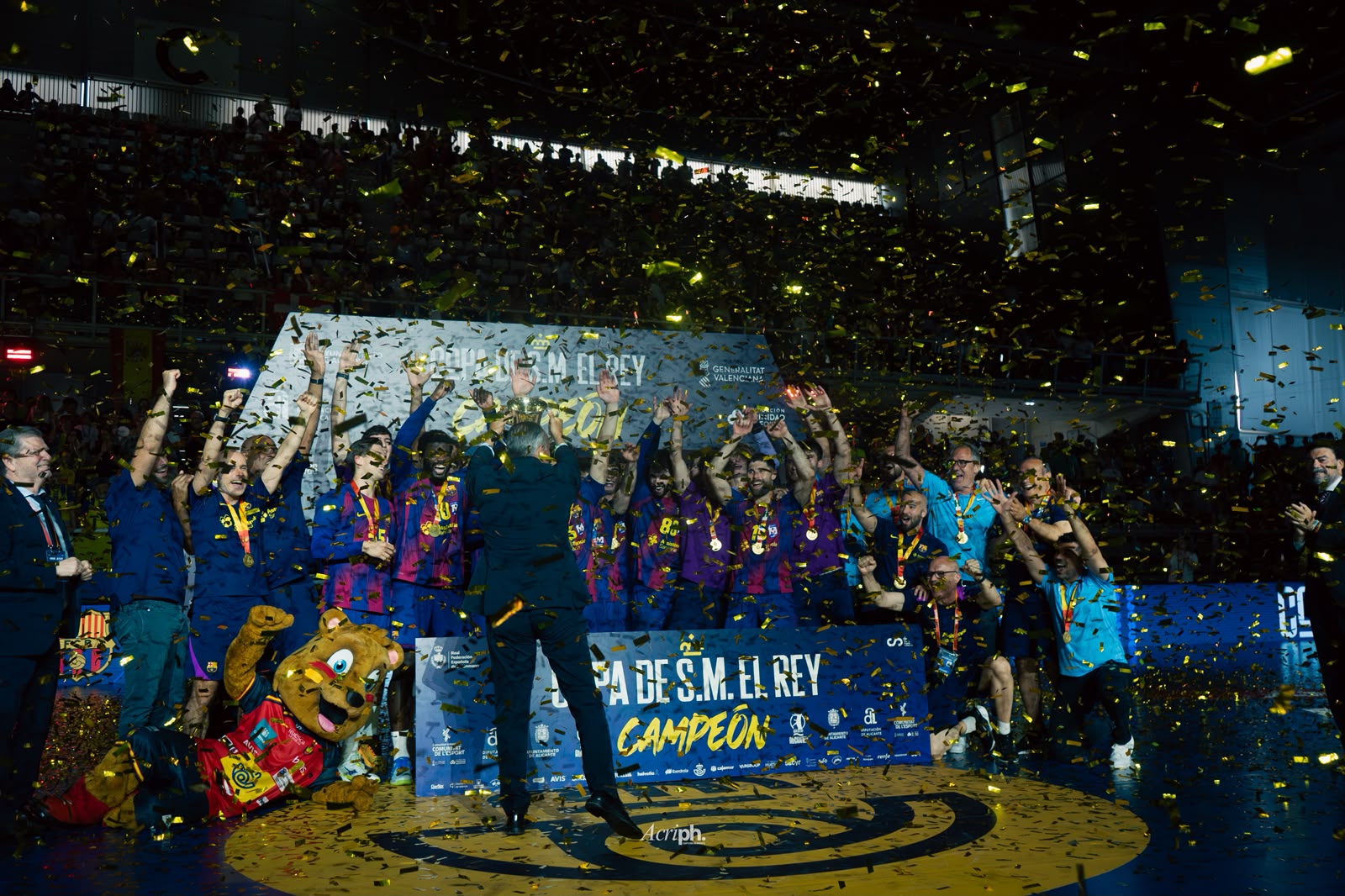 El Barcelona se convierte en Campeón frente al Bidasoa