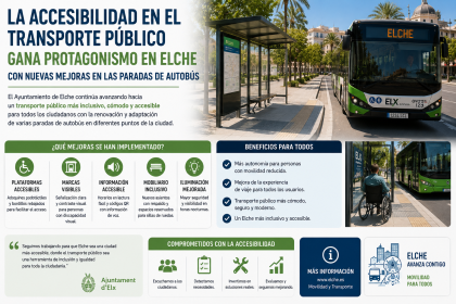 Elche apuesta por un transporte público más accesible