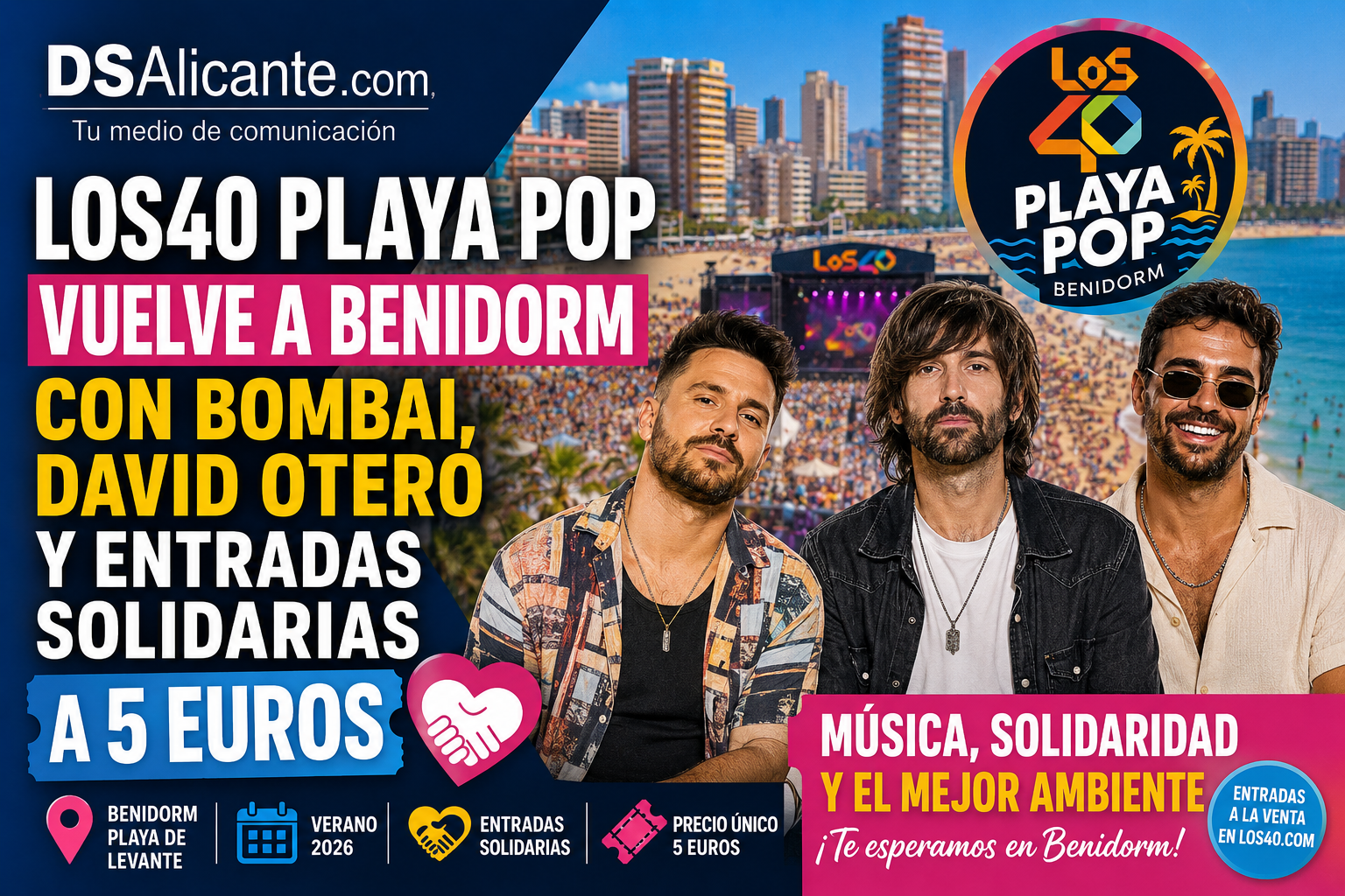LOS40 Playa Pop Benidorm 2026