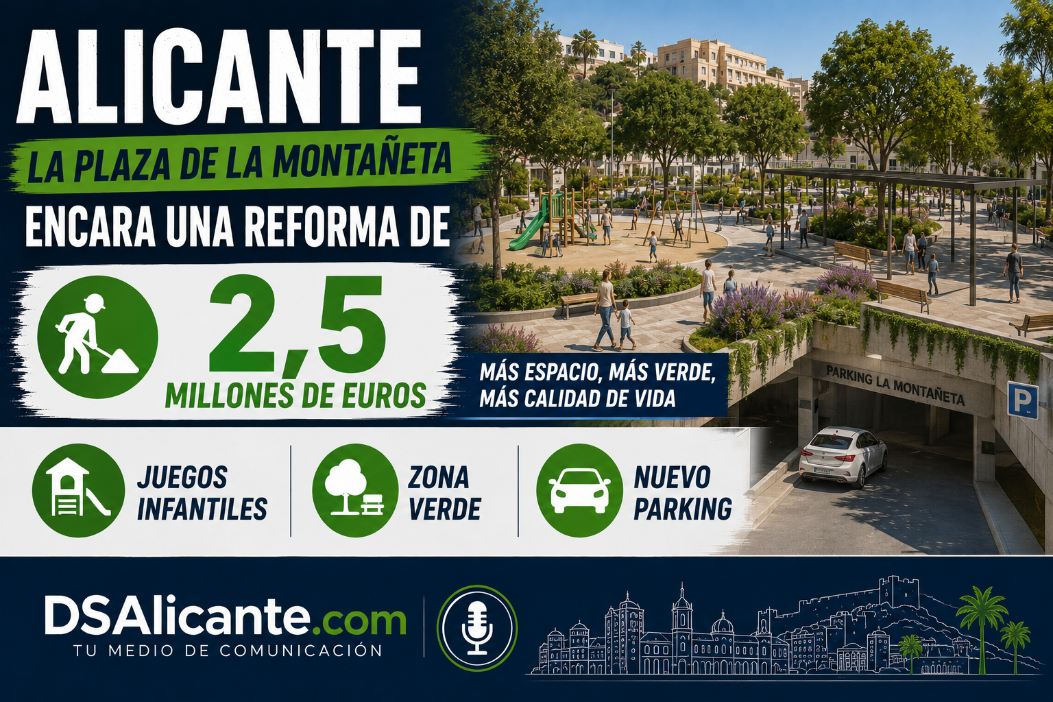 La Montañeta Alicante reforma de 2,5 millones