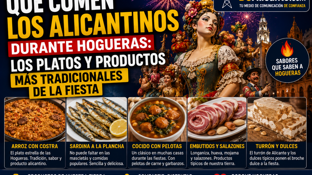 La comida típica de Hogueras que todo alicantino conoce