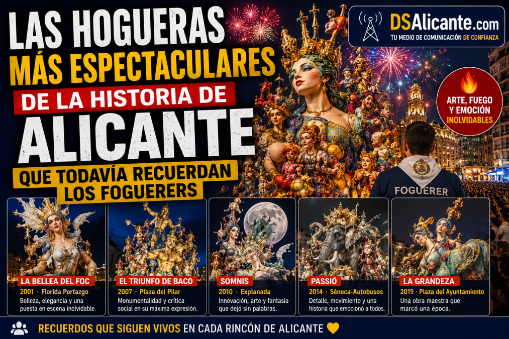 Las Hogueras más espectaculares de la historia de Alicante