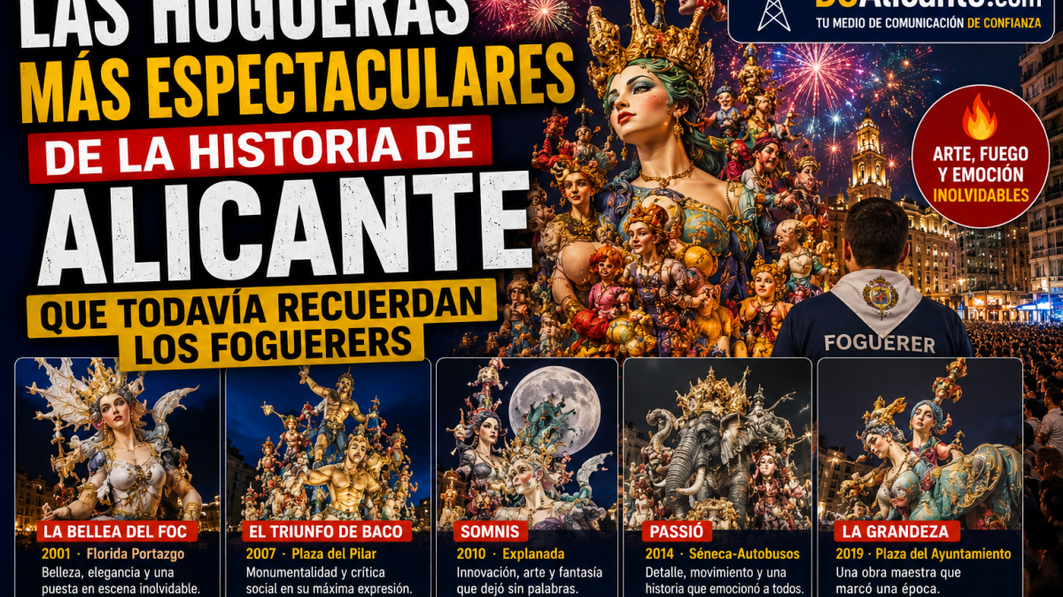 Las Hogueras más espectaculares de la historia de Alicante