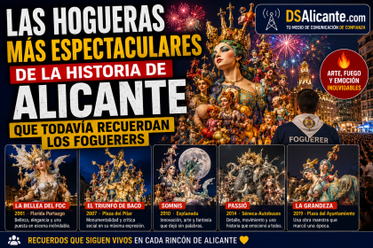 Las Hogueras más espectaculares de la historia de Alicante