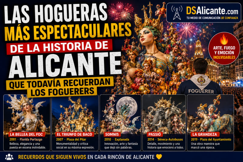 Las Hogueras más espectaculares de la historia de Alicante