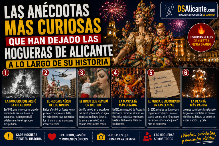 Las anécdotas más curiosas de las Hogueras de Alicante