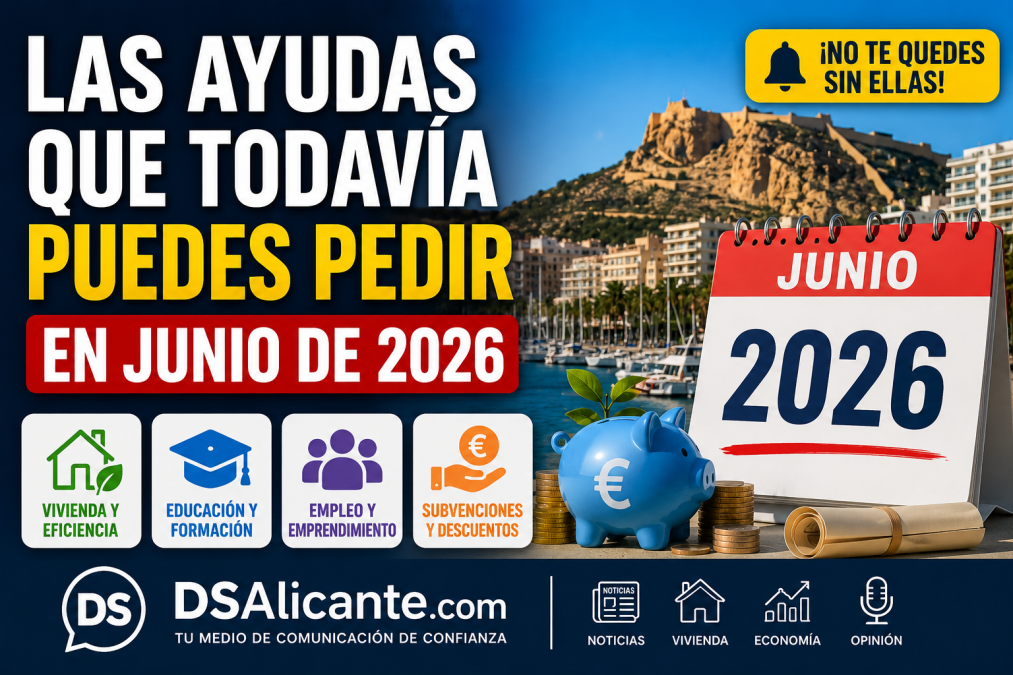 Las ayudas que todavía puedes pedir en junio de 2026