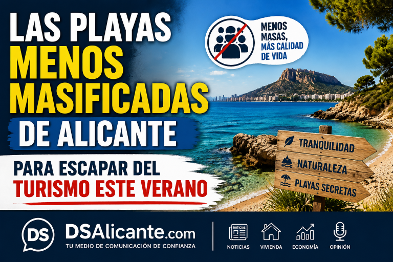 Las playas menos masificadas de Alicante para escapar Turismo