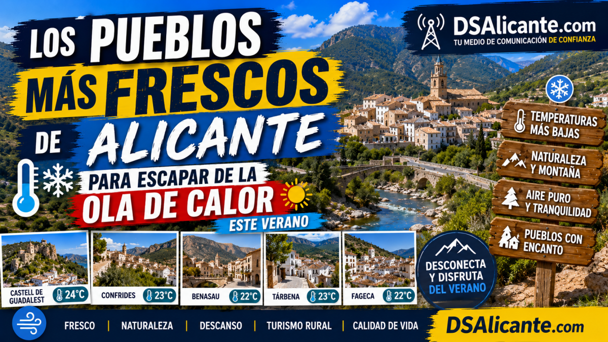 Los pueblos más frescos de Alicante para este verano