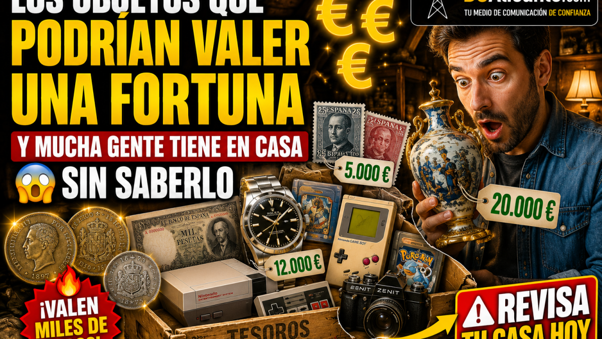 Objetos antiguos que hoy pueden valer mucho dinero