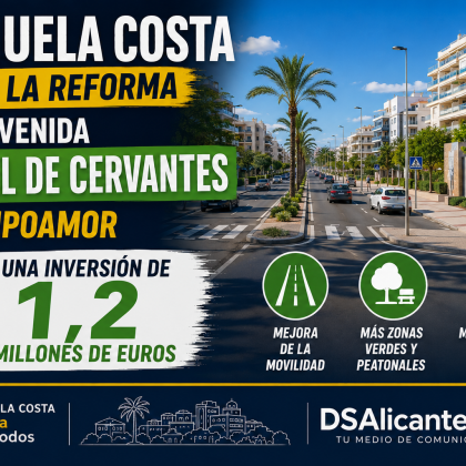 Obras en Orihuela Costa 1,2 millones en Campoamor
