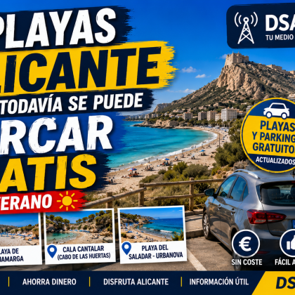 Playas de Alicante donde aparcar gratis en verano