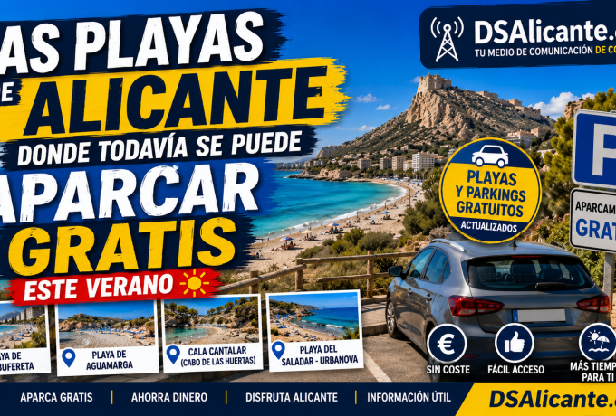 Playas de Alicante donde aparcar gratis en verano