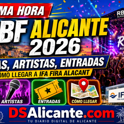 RBF Alicante 2026 en IFA Fira Alacant con primeros artistas confirmados