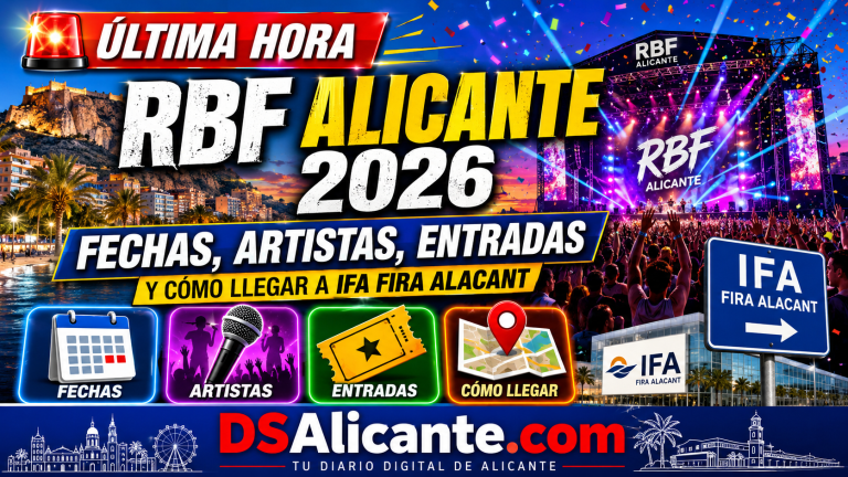 RBF Alicante 2026 en IFA Fira Alacant con primeros artistas confirmados