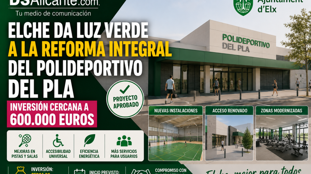 Reforma polideportivo del Pla Elche