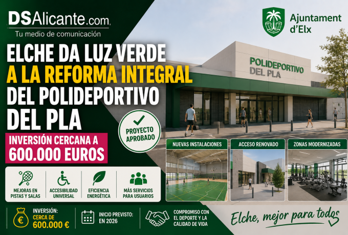 Reforma polideportivo del Pla Elche