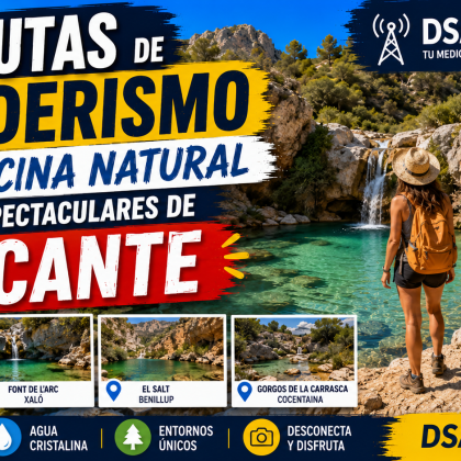 Rutas con piscinas naturales en Alicante para el verano