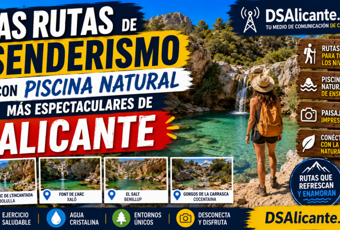 Rutas con piscinas naturales en Alicante para el verano