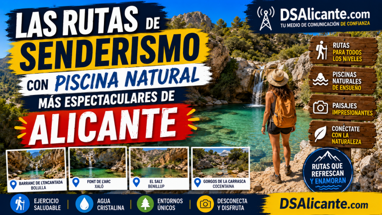 Rutas con piscinas naturales en Alicante para el verano