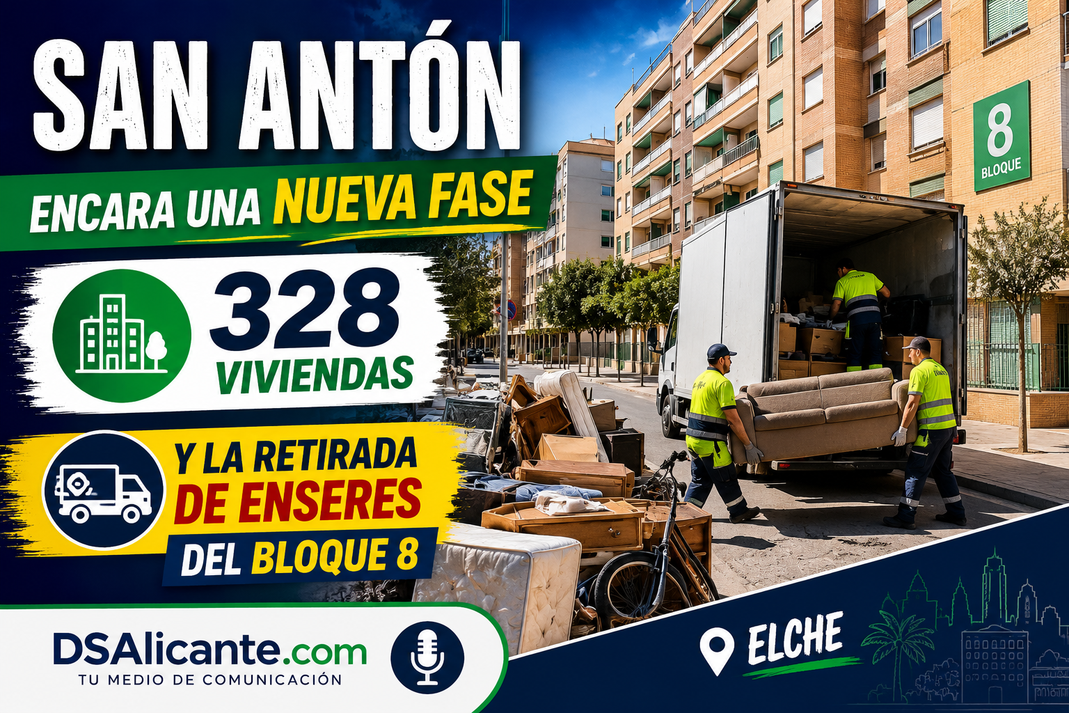 San Antón Elche: 328 viviendas nuevas