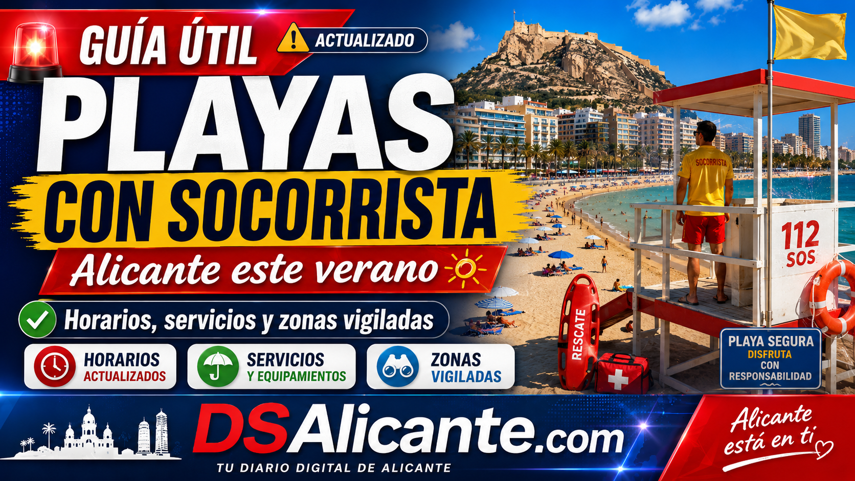 Socorristas playas Alicante 2026