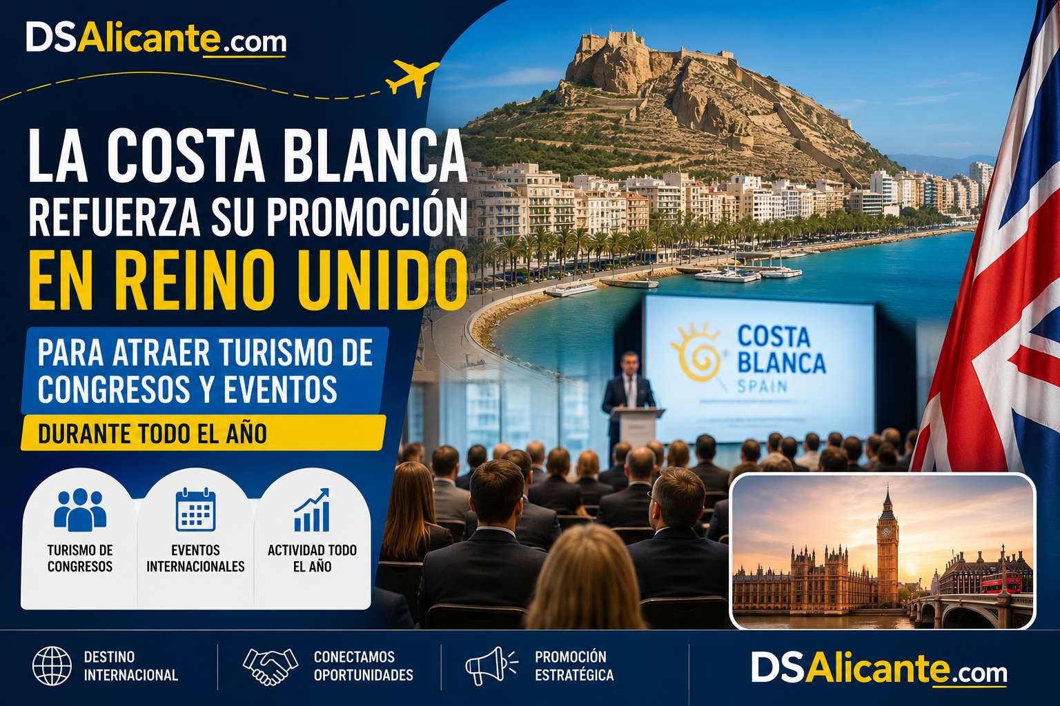 Turismo MICE en la Costa Blanca: una oportunidad para crecer todo el año