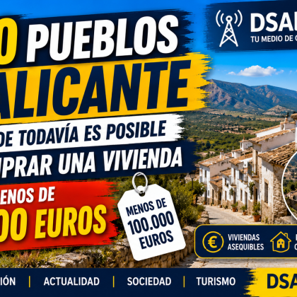 Viviendas baratas en Alicante: pueblos donde comprar en 2026