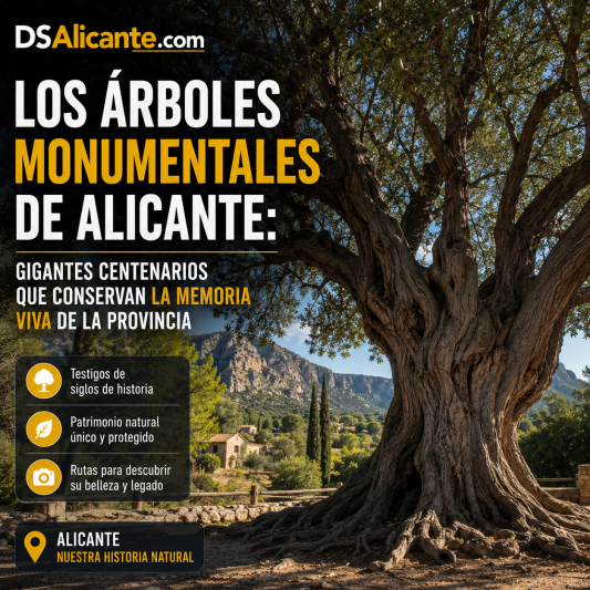 Árboles monumentales de Alicante: un patrimonio natural con siglos de historia