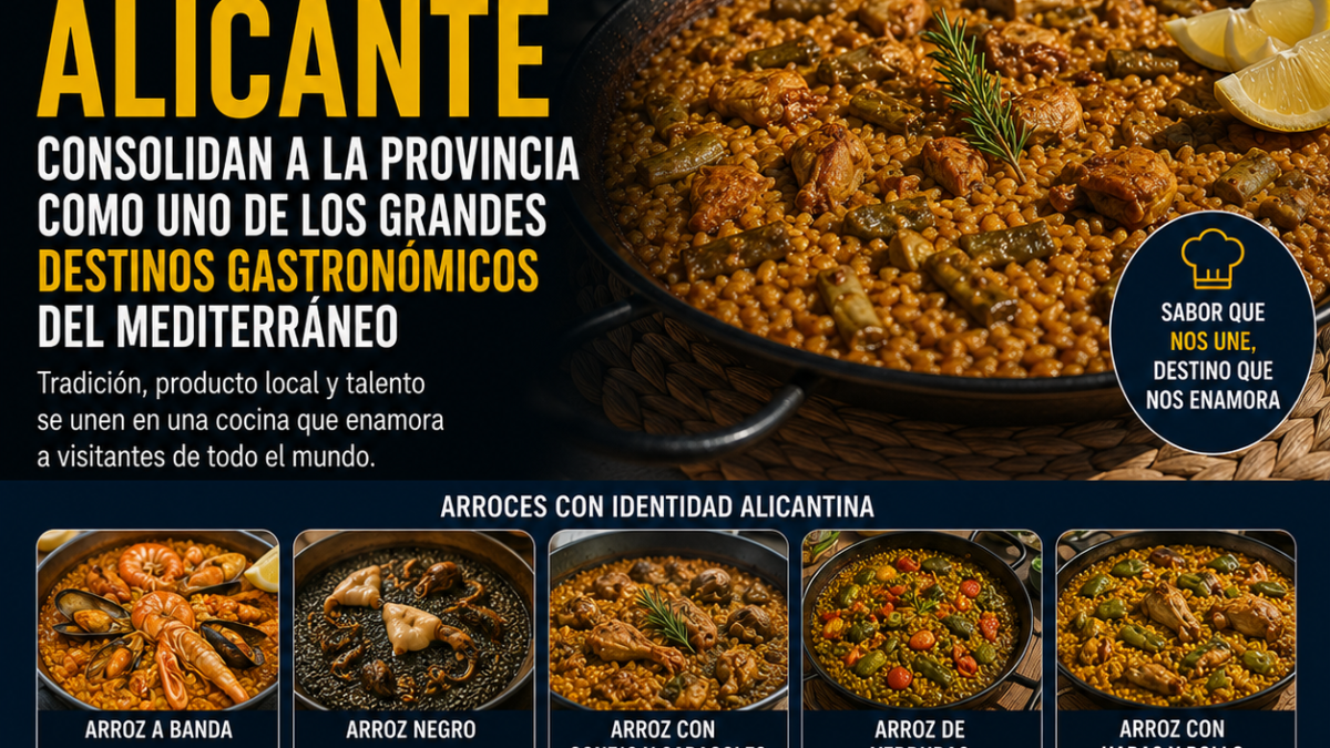 Arroces de Alicante: tradición, sabor y turismo gastronómico