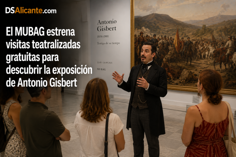 Así puedes recorrer gratis la exposición de Antonio Gisbert en Alicante con una visita teatralizada
