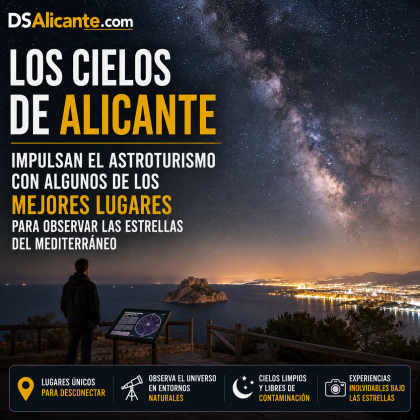Astroturismo en Alicante: los mejores lugares para observar las estrellas