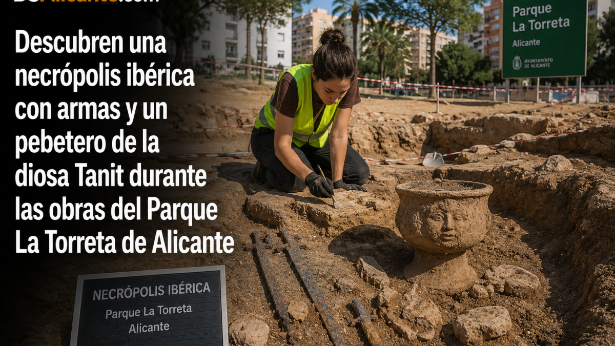 El sorprendente hallazgo arqueológico que cambia la historia de Alicante: una necrópolis ibérica con armas y un pebetero de Tanit