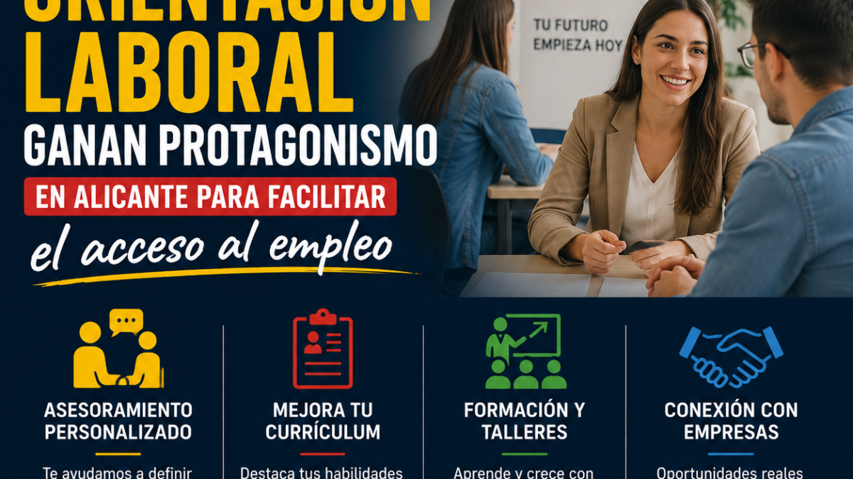 Empleo en Alicante: la orientación laboral gana importancia
