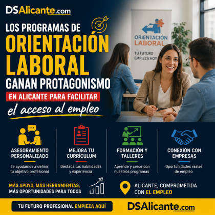Empleo en Alicante: la orientación laboral gana importancia