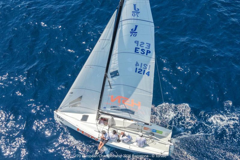 El HSN Sailing Team afronta la jornada final del Europeo de J70 con todo por decidir