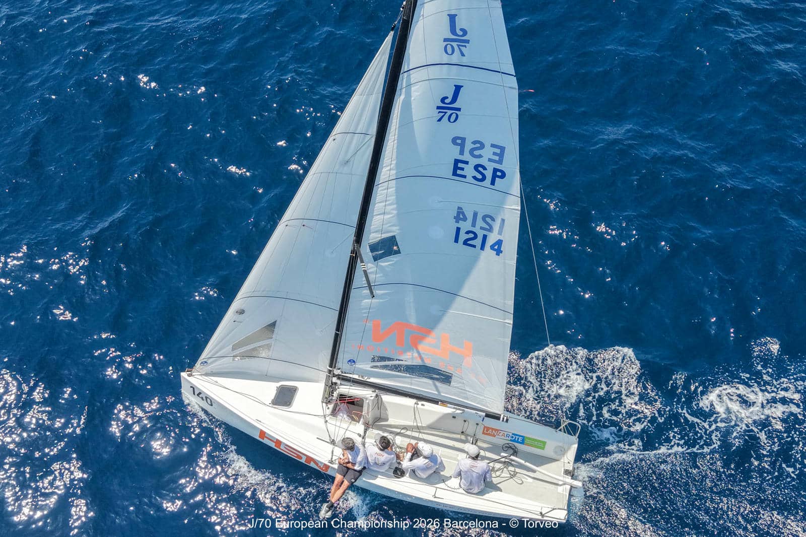 El HSN Sailing Team afronta la jornada final del Europeo de J70 con todo por decidir