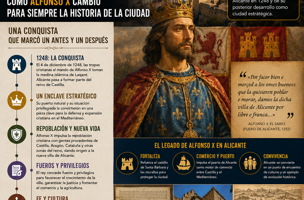 La conquista cristiana de Alicante: cómo Alfonso X cambió la historia de la ciudad