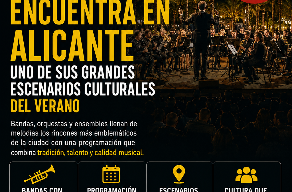 La música en directo impulsa la programación cultural del verano en Alicante