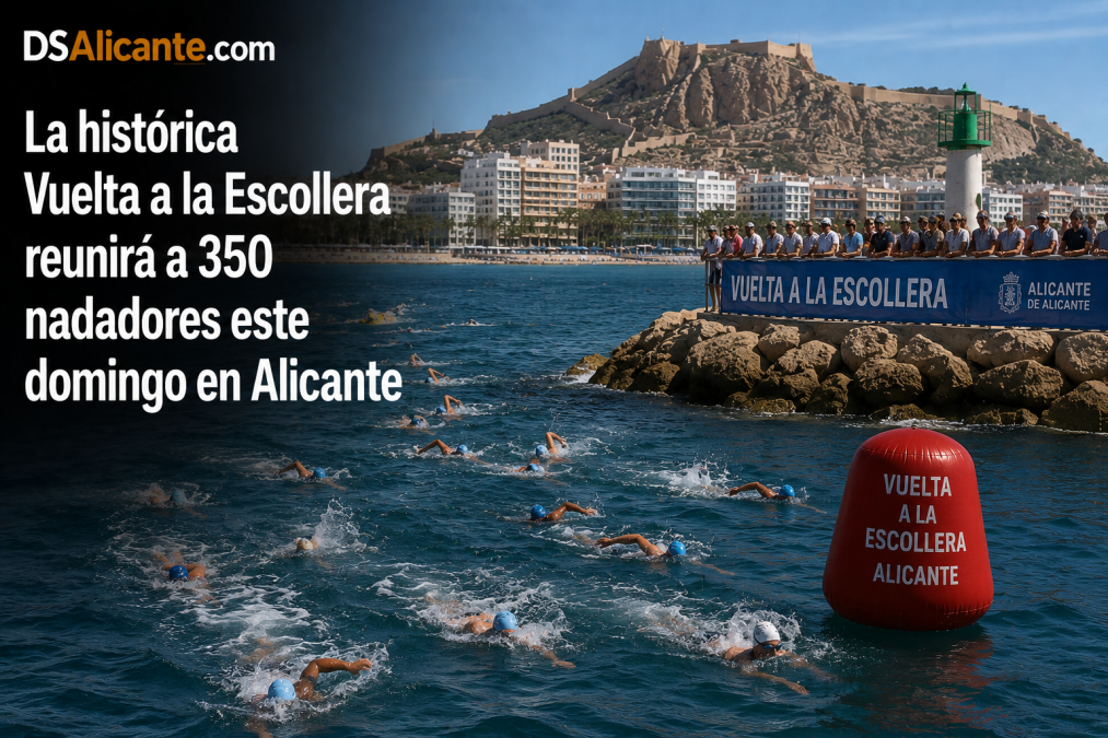 La prueba de aguas abiertas más antigua de España vuelve a Alicante con 350 nadadores