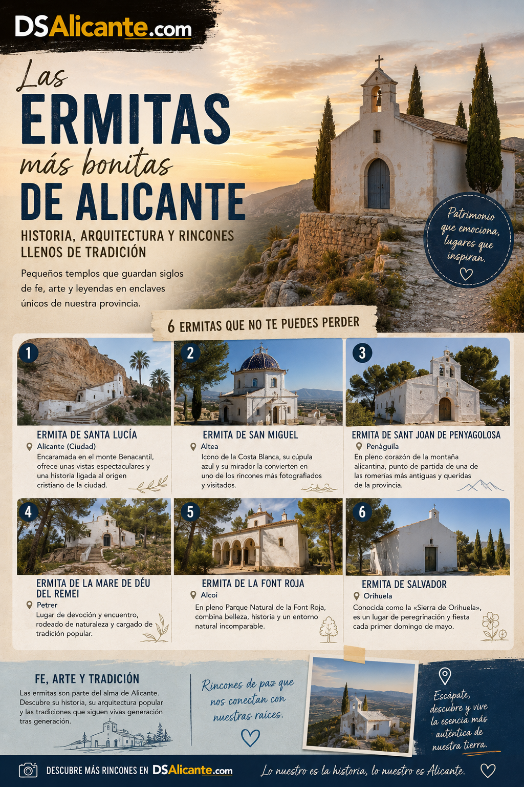Las ermitas más bonitas de Alicante: historia, rutas y patrimonio por descubrir